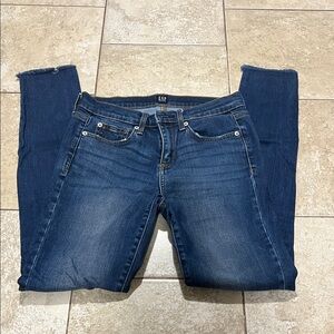 GAP Women's Dark Blue Skinny Jeans